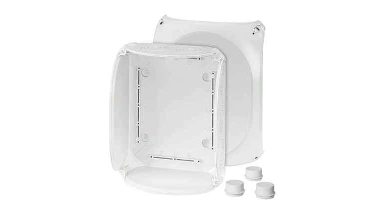 Puszka odgałęźna 255x205x112 bez zacisków IP66 szara DK 2500 GZ 62000161