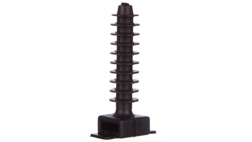 Kołek montażowy płaski czarny do opasek F=8mm BMKN5458AE /100szt./