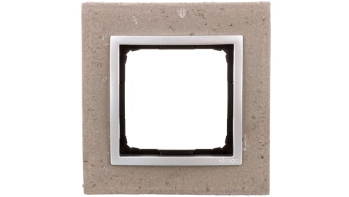Simon 54 Nature Ramka pojedyncza beton - MOKRA ROBOTA DRN1/96