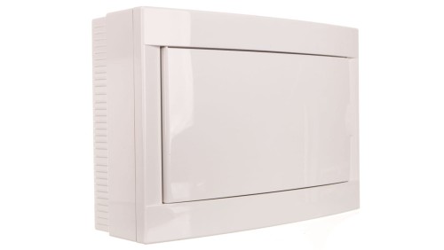 Rozdzielnica Natynkowa 1x12 1-Rzędowa 12-Modułowa IP40 Drzwi Białe 90911512 VIKO by Panasonic