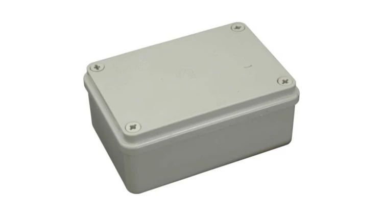 Puszka n/t hermetyczna 120x80x50 bez dławików IP65 szara S-BOX 216