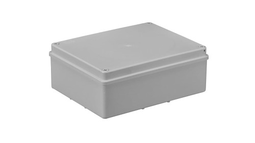 Puszka n/t hermetyczna 240x190x90 bez dławików IP65 szara S-BOX 516