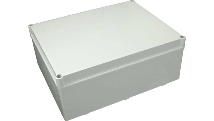 Puszka n/t hermetyczna 300x220x120 bez dławików IP65 szara S-BOX 616
