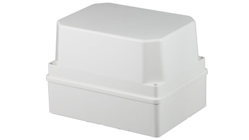 Puszka n/t hermetyczna 190x140x140 bez dławików wysoka IP65 szara S-BOX 416H