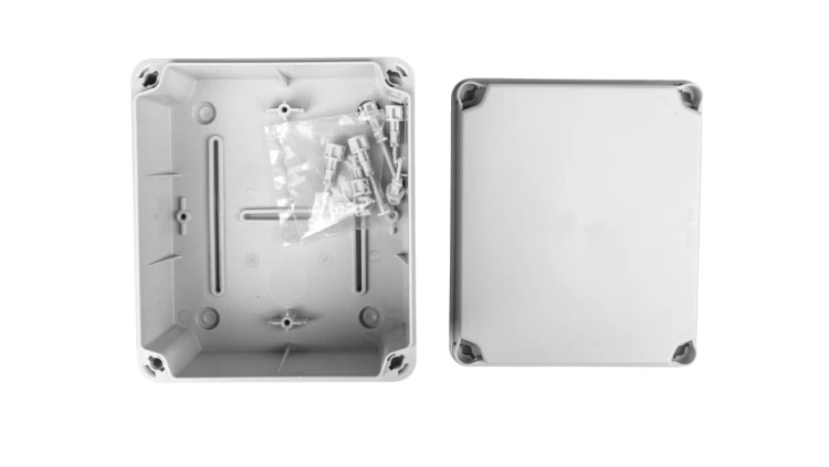 Puszka natynkowa LIGHT 175x151x95 6xM25 4xM40 gładka IP66/67 EL-171