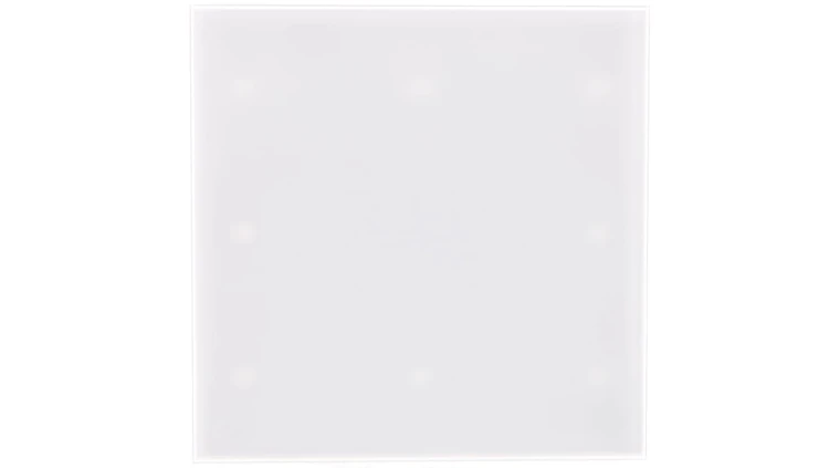 Panel do ramki i korpusu 100mm biały mrożony Trax Glass PTG100