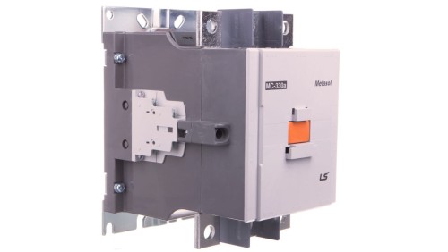 Stycznik LS Electric, 330A w AC-3, moc 160kW, cewka 230VAC/VDC, styki pomocnicze 2a2b 1370000200 MC-330A 230AC/DC 2A2B