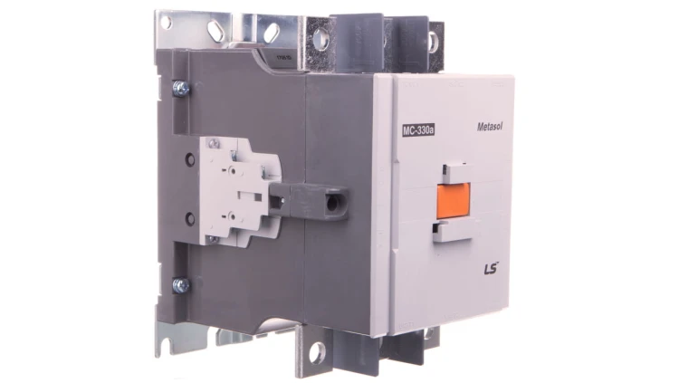 Stycznik LS Electric, 330A w AC-3, moc 160kW, cewka 230VAC/VDC, styki pomocnicze 2a2b 1370000200 MC-330A 230AC/DC 2A2B