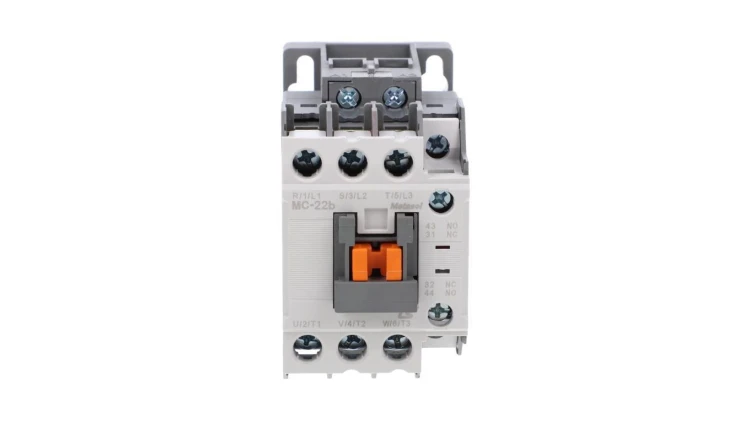 Stycznik LS Electric, 22A w AC-3, moc 11kW, napięcie cewki 24VAC, styki pomocnicze 1a1b 1347000100 MC-22B 24VAC 1A1B