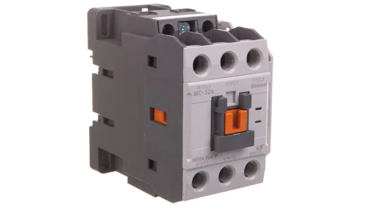Stycznik LS Electric, 32A w AC-3, moc 15kW, napięcie cewki 24VAC, styki pomocnicze 1a1b 1336006300 MC-32A 24VAC 1A1B