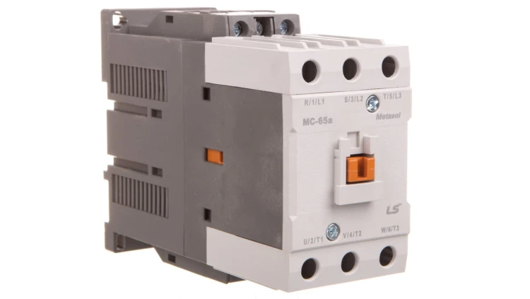 Stycznik LS Electric, 65A w AC-3, moc 30kW, napięcie cewki 24VDC, styki pomocnicze 1a1b 1381010900 MC-65A 24VDC 1A1B