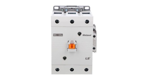 Stycznik LS Electric, 130A w AC-3, moc 60kW, napięcie cewki 24VDC, styki pomocnicze 1a1b 1385000400 MC-130A 24VDC 1A1B