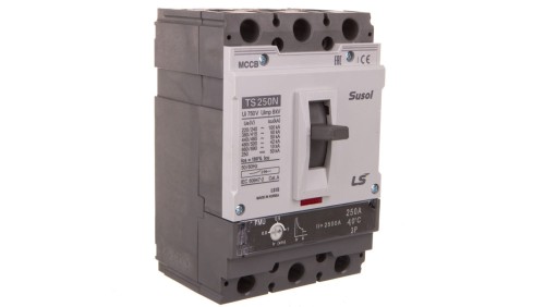 Wyłącznik kompaktowy LS Electric 3polowy In=250A wyzwalacz FMU 0105021000 TS250N FMU 250A 3P
