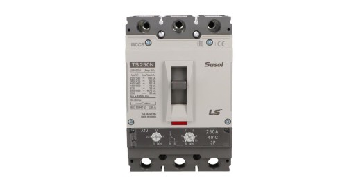 Wyłącznik kompaktowy LS Electric 3polowy In=250A wyzwalacz ATU 0105023000 TS250N ATU 250A 3P
