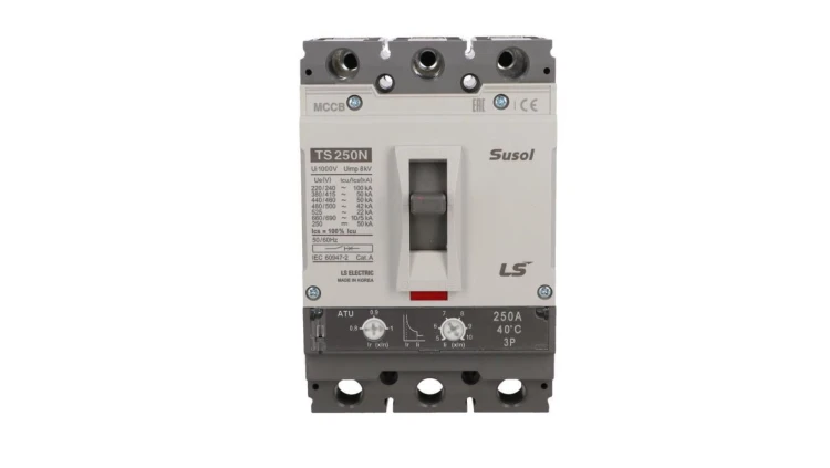 Wyłącznik kompaktowy LS Electric 3polowy In=250A wyzwalacz ATU 0105023000 TS250N ATU 250A 3P