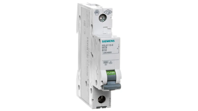 Wyłącznik nadprądowy 1P B 10A 6kA AC SENTRON 5SL6110-6