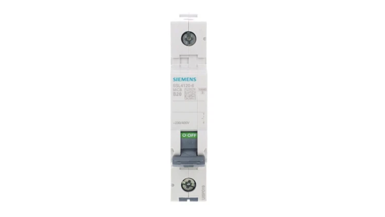 Wyłącznik nadprądowy 1P B 20A 10kA AC SENTRON 5SL4120-6