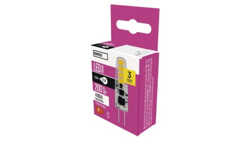 Żarówka LED Classic JC G4 1,9W (21W) 200lm neutralna biel 3 lata gwarancji ZQ8621