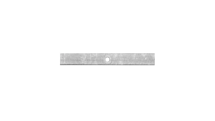 Taśma aluminiowa cięta 80 mm z otworem 3,4 mm /1kg/ TA-C-80/1
