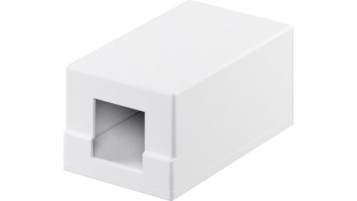 Pusta obudowa Keystone 1-port - umożliwia łatwy montaż metodą Snap-In 79355