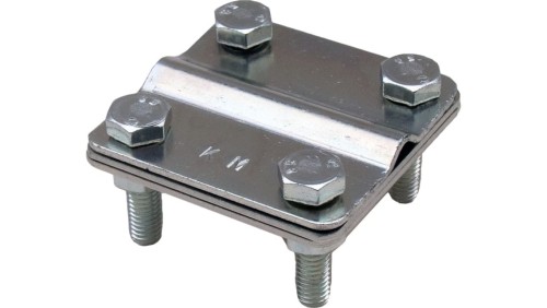 Złącze krzyżowe uniwersalne do drutu odgomowego B=30mm (trzy płytki) KM11