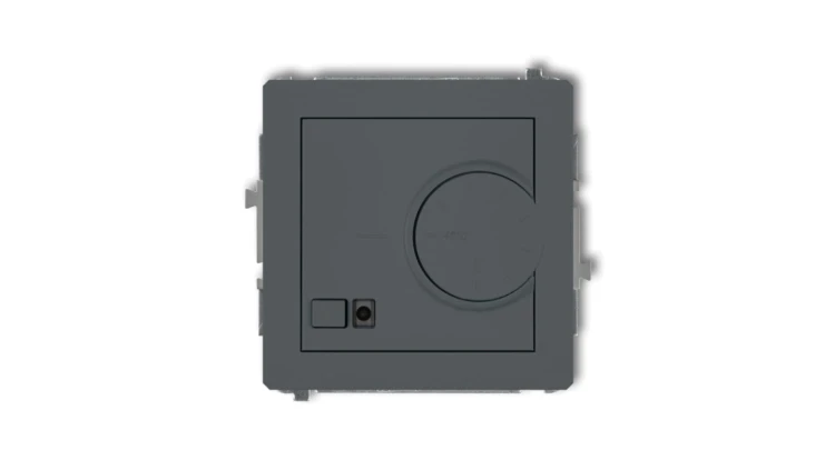 DECO Regulator elektroniczny temperatury z czujnikiem powietrznym grafitowy mat 28DRT-2