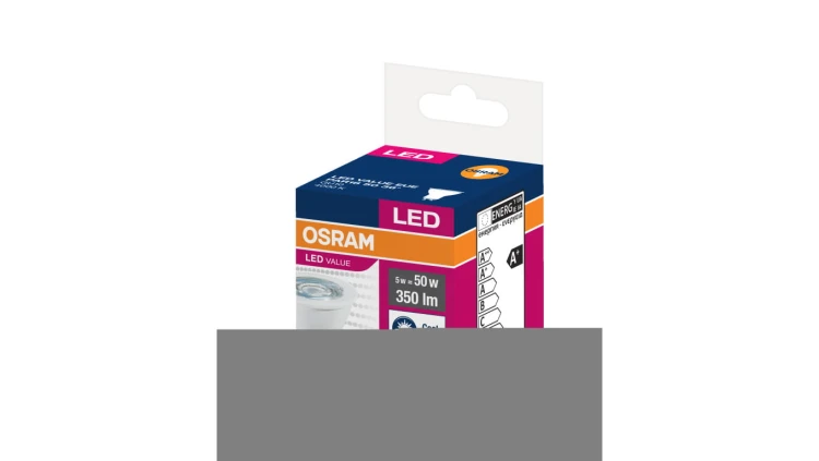 Żarówka LED VALUE 50 GU10 4,5W 350lm 4000K 840 (36 stopni) 4058075198616