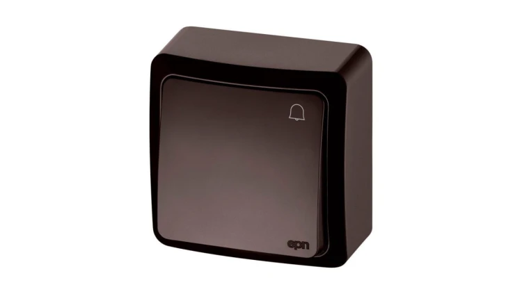 BERG Łącznik jednobiegunowy n/t 10AX IP20 brązowy 3710-05