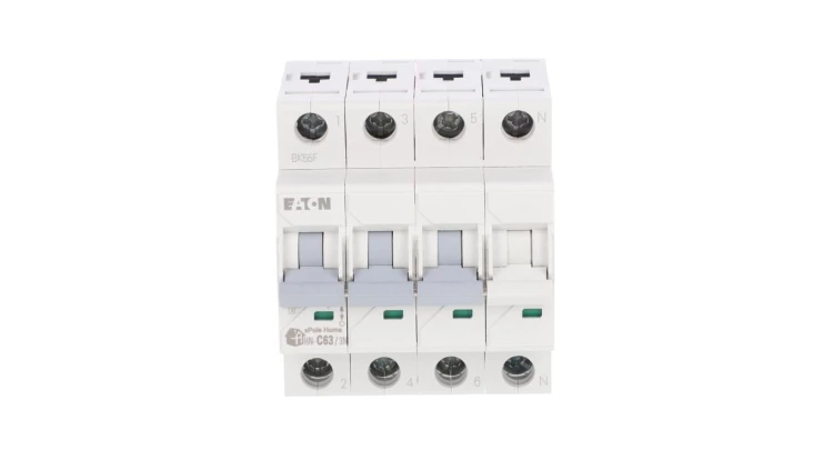 Wyłącznik nadprądowy 3P+N C 63A 6kA AC xPole Home HN-C63/3N 194917