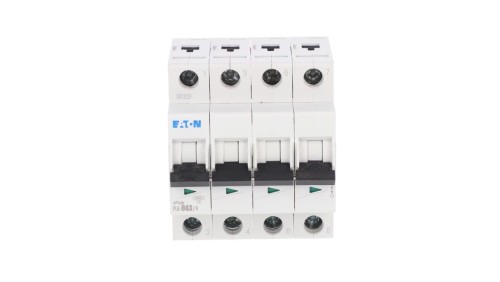 Wyłącznik nadprądowy 4P B 63A 6kA AC PL6-B63/4 166506
