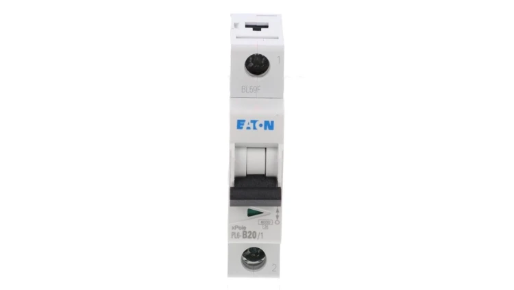 Wyłącznik nadprądowy 1P B 20A 6kA AC PL6-B20/1 286522