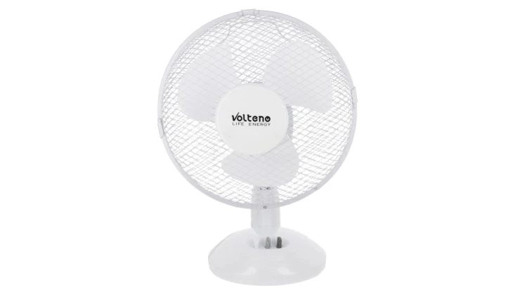 Wentylator biurkowy 2-prędkości 21W 23cm biały VO0020 E06010000026