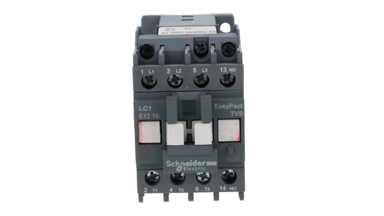 Stycznik mocy Easy TeSys Control AC-3, 12A, 3P (1NO), cewka 230V, 50/60Hz LC1E1210P7