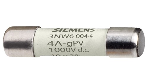 Wkładka bezpiecznikowa cylidryczna 10x38mm 10A gPV 1000V 10A 3NW6003-4