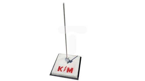 Maszt odgromowy na podstawie betonowej H=1m aluminiowy KM100 AL /1kpl./