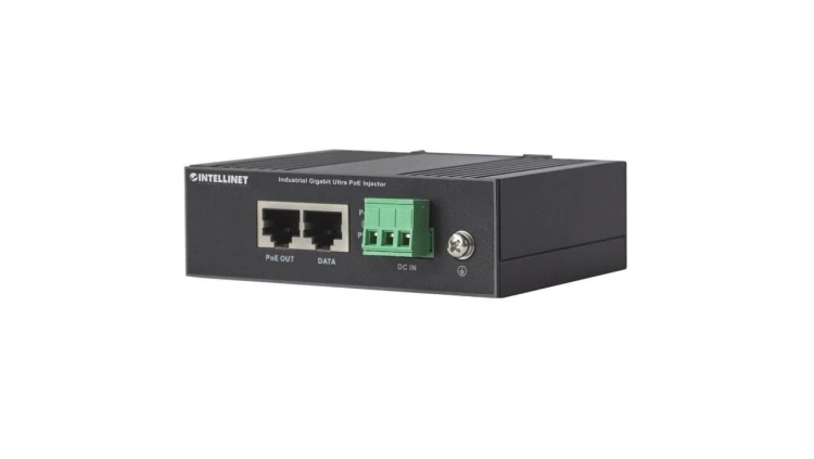 Przemysłowy adapter zasilacz Ultra Poe 1X RJ45 Gigabit 60W DIN 561389