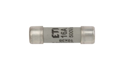 Wkładka bezpiecznikowa cylindryczna 10x38mm 16A GG 500V HPC 013316