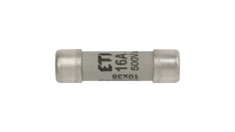 Wkładka bezpiecznikowa cylindryczna 10x38mm 16A GG 500V HPC 013316
