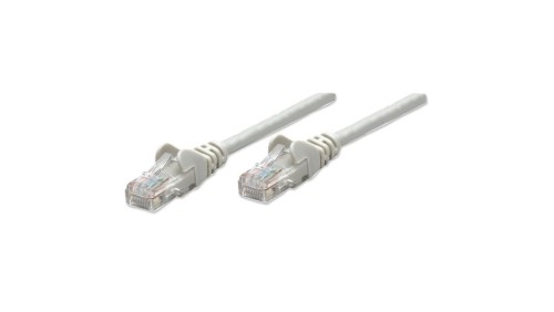 Patch Cord Cat6 UTP 0,5M Szary 100 Miedź 340427
