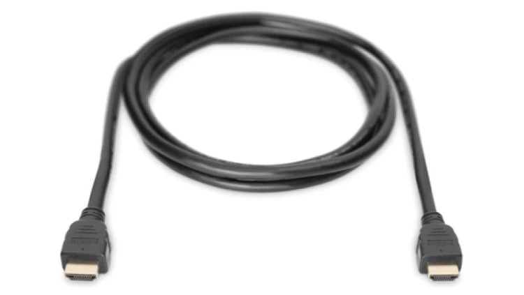 Kabel połączeniowy HDMI Ultra HighSpeed z Ethernetem 8K 60Hz UHD Typ HDMI A/HDMI A M/M czarny 2m AK-330124-020-S