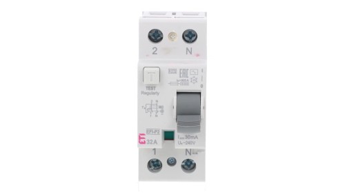 Wyłącznik różnicowoprądowy 2P 32A 0,03A typ AC EFI-P2 AC 32/0.03 002061217