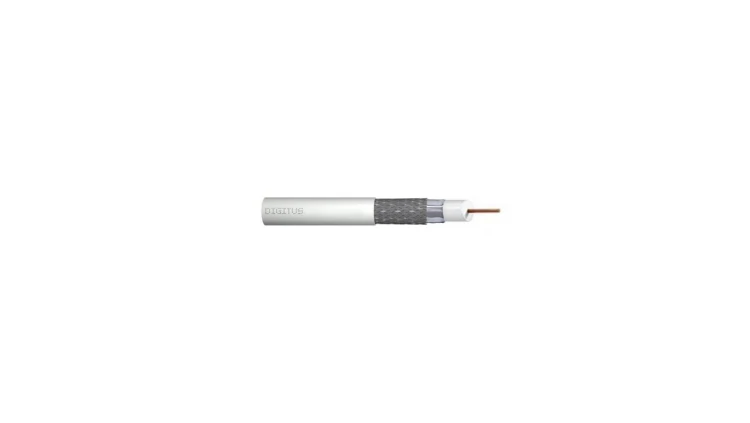 Przewód koncentryczny RG6 75 Ohm PN-EN 50117-2-4 Klasa A biały PVC /500m/ DK-RG-5