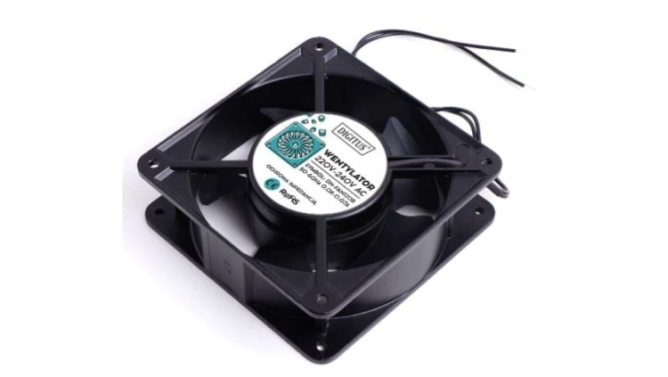 Wentylator 220V AC 38mm łożysko kulkowe DN-FAN120B
