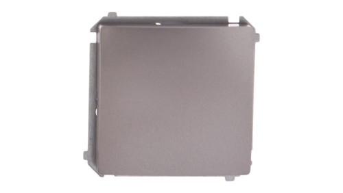 Simon Basic Łącznik jednobiegunowy, szybkozłącza, stal inox BMW1.01/21