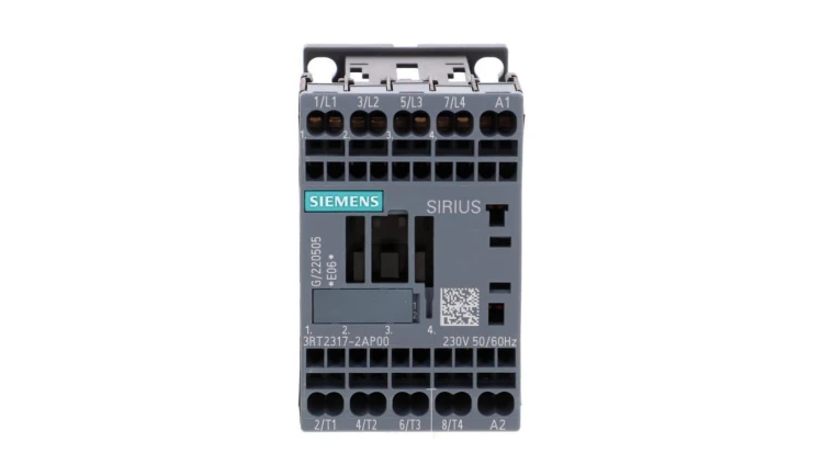 Stycznik S00 AC-1 14.5 kW / 400V AC-1 22A AC 230V 50/60Hz 4Z 4P przyłącze sprężynowe 3RT2317-2AP00