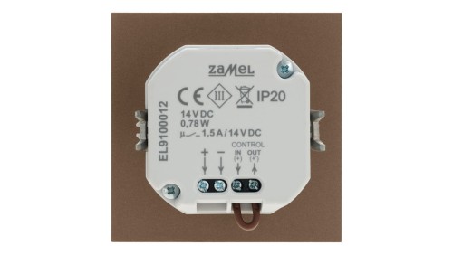 Oprawa schodowa LED Navi pt 14V DC regulowany czujnik ZLO biała zimna LED11121641