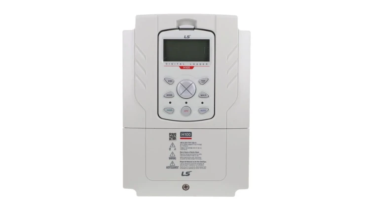 Przemiennik częstotliwości LS Electric H100, 3-fazowy, moc 11kW, wbudowany filtr EMC, Modbus 6731003100 LV0110H100-4COFN