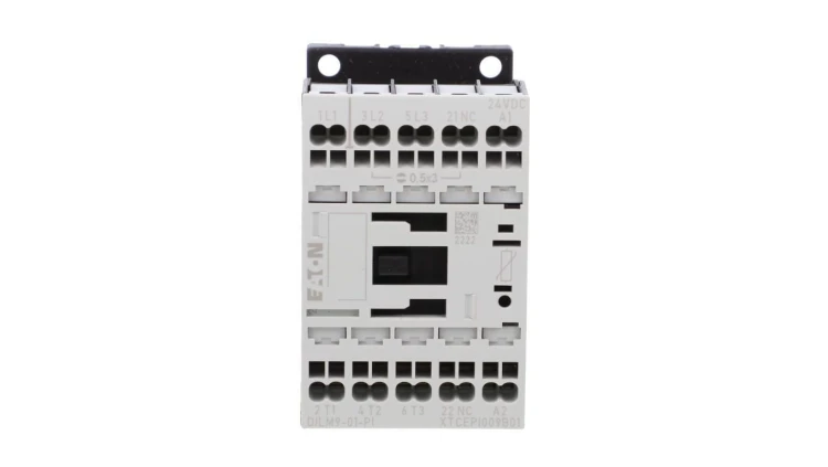 Stycznik mocy DILM9-01(24VDC)-PI DILM 3P 380 V 400 V 4 kW 1R 24 V DC Push-In 199238