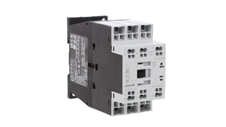 Stycznik mocy DILM25-11(24V50/60HZ)-PI 3P 380 V 400 V 11 kW 1Z+1R 24 V AC Push-In 199286