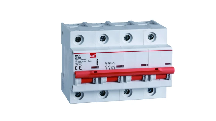 Wyłącznik instalacyjny LS Electric BKH 4P, 125A, charakterystyka D 06110368R0 BKH 4P D125A